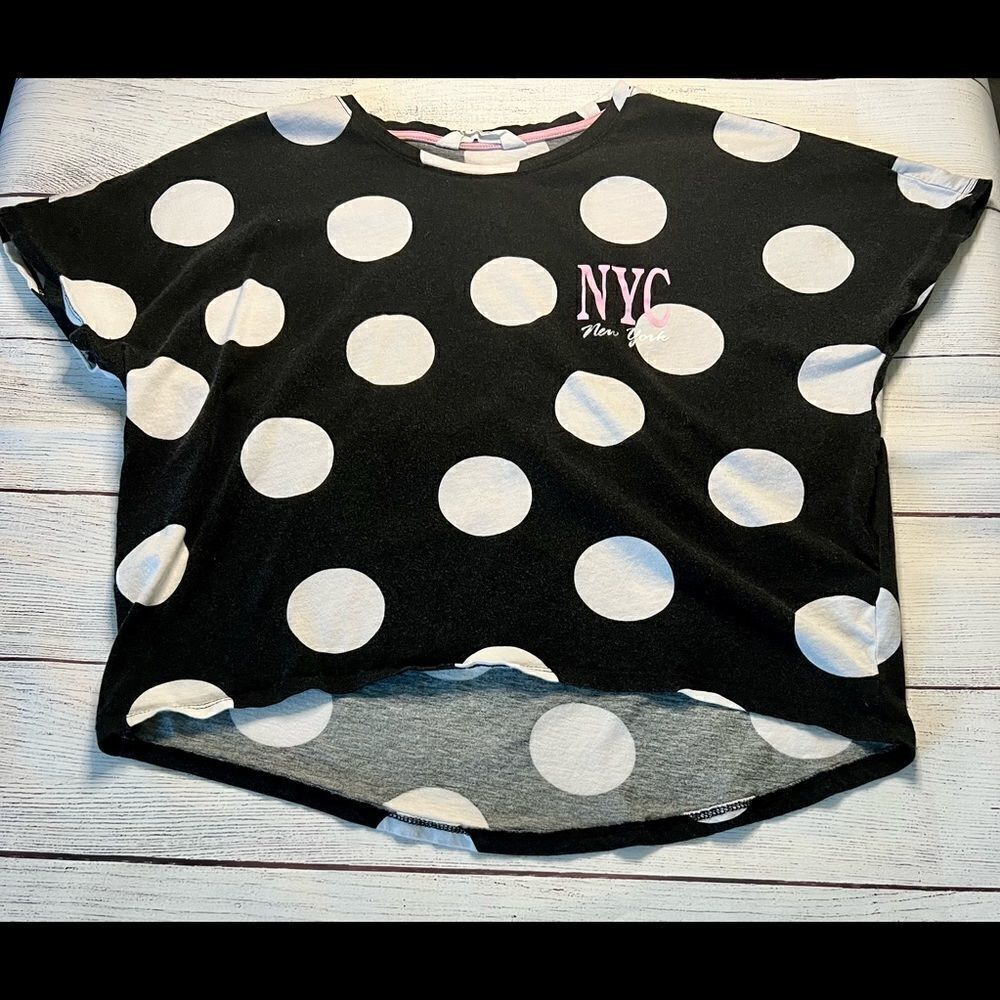 H&M NYC shirt sleeve girls shirt